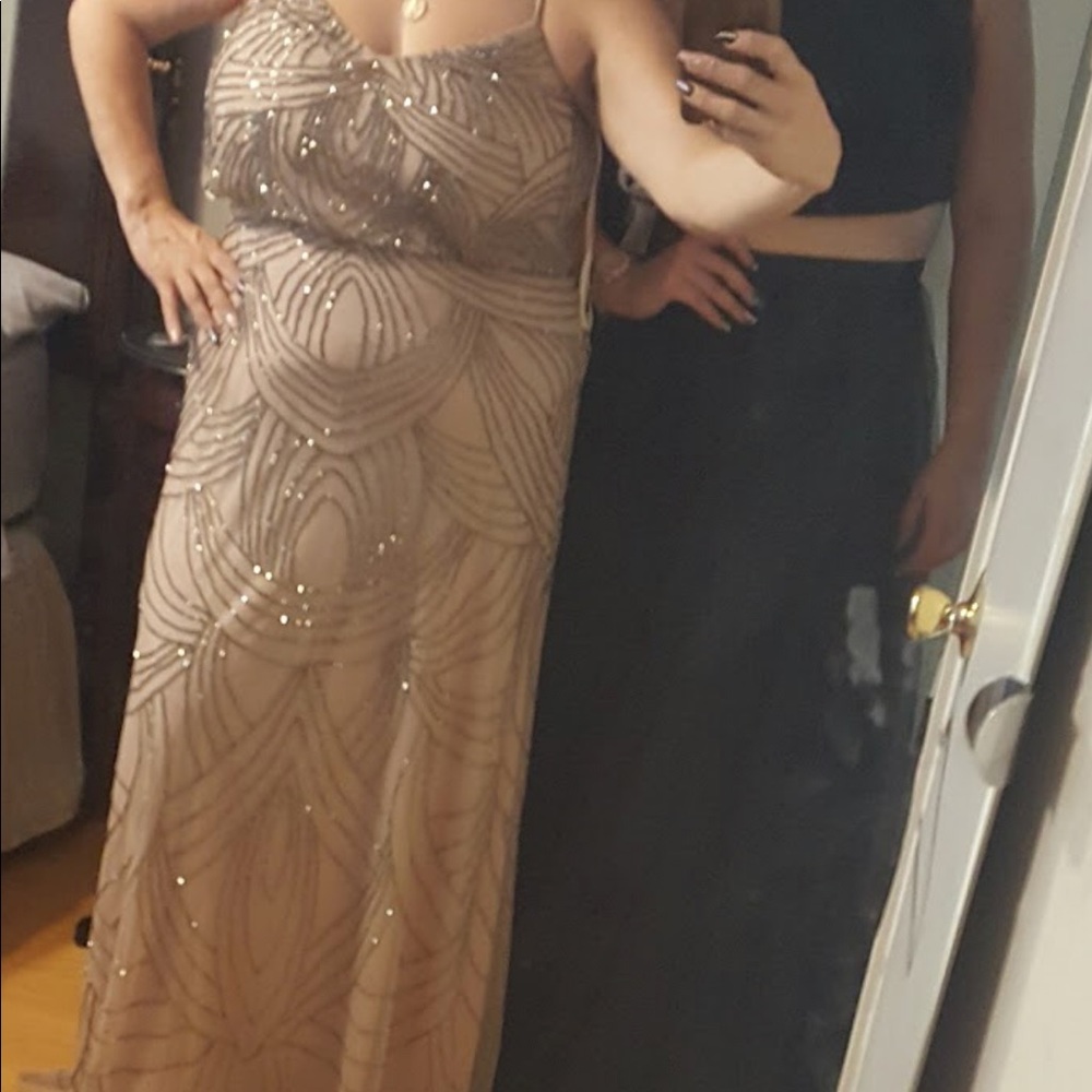 Adriana Papell Beaded Gown